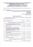 Отказное письмо по сертификации на ряд продукции производства РВЗ
